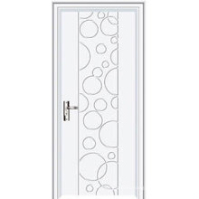 Puerta interior de plástico puertas interiores de blanco plástico impermeable